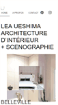 Mobile Screenshot of lea-ueshima.com